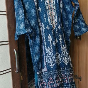 Binsaeed Dress With Cotton Dupatta