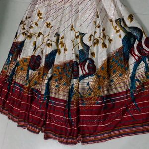 Skirt  Like Lahenga For Navratri