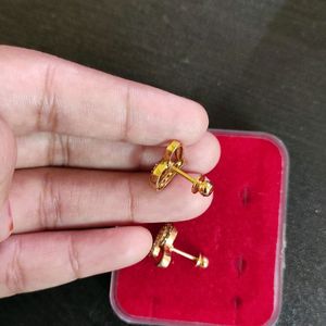 1 Gram Gold Plated Earrings