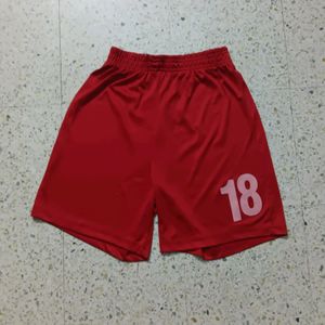 Red Football Shorts