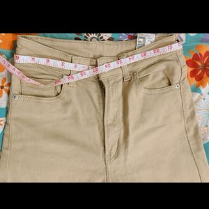 H&M Beige Wide Leg Jeans (new)