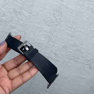 Black Silicon Apple Watch Strap