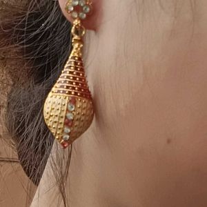 Golden Hanging Earrings