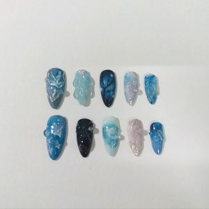 Press On Nails(Blue Lagoon🌊)