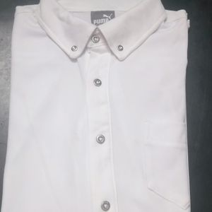 Puma Golf Brand Half Sleeves Shirt