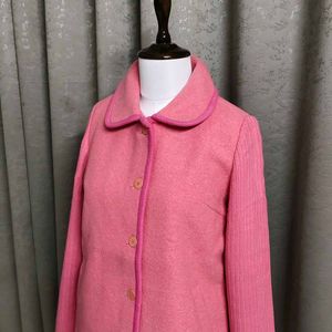 🆕 Bubblegum Pink Long Sleeves Coat