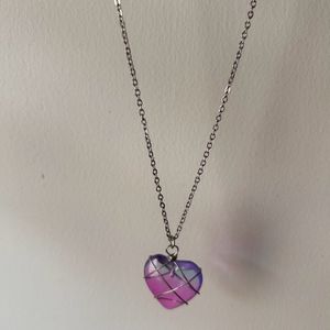 Violet Heart Necklace 💜💝