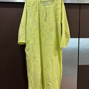 Original Chikankari Handwork Kurta