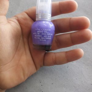 NAIL POLISH LAVENDER COLOUR