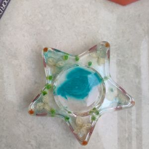 Resin Diya Stand For Diwali