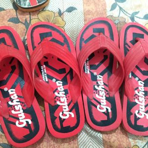 4 Piece  Combo Men Hawaii Slippers