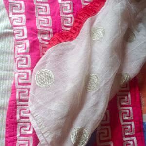 Chanderi Pink Kurta .