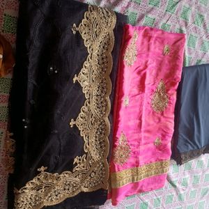 Combo Pack Saree With Blouse Pis