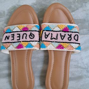 WOMEN 38 SIZE AND 24.5cm chappal