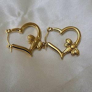 Heart Style Hoops