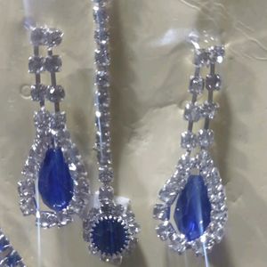 Stone Royal Blue Jewel Set