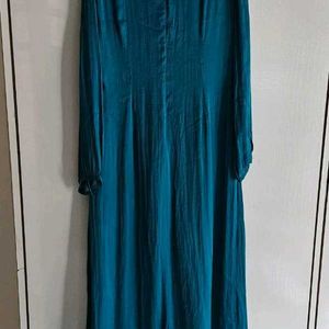 Mango Teal Blue Maxi Dress