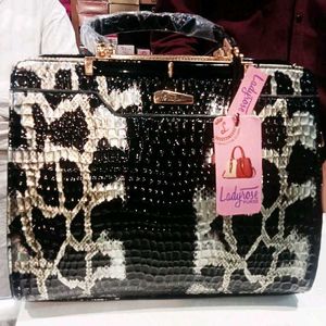 Black And White Handbag