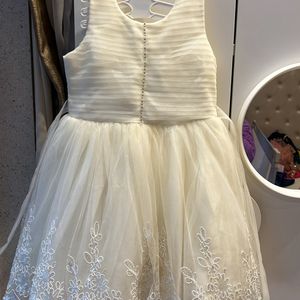 Off White Birthday Dress