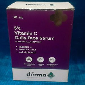 5% VITAMIN C  DAILY FACE SERUM THE DERMA CO