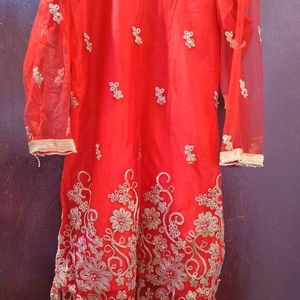 Bridal Garara Kurti With Dupatta