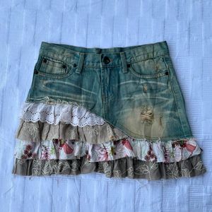 Y2k Vintage Denim Skirt