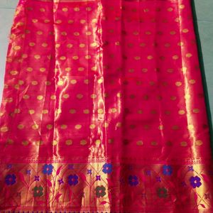 New Trendy Tissue Clothe Big Border Paithani saree