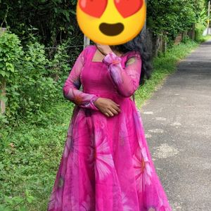 Trendy Organza Anarakali Suit 🥰