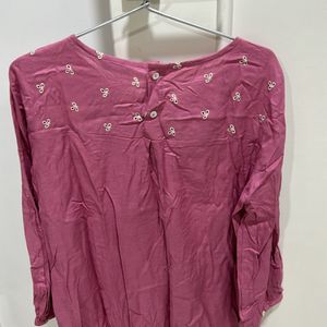 Pestal Pink Casual Top