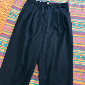 High Waisted Black Formsl Trouser