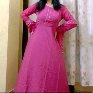 Long Kurti With Dupatta