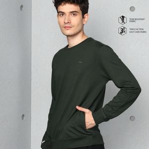 Men Green Sweatshirt