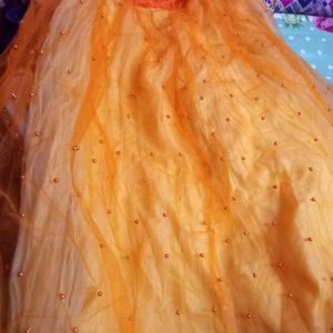 ORANGE LEHENGA CHOLI