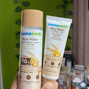 Mamaearth Rice Water Toner & Tone Up Cream Combo