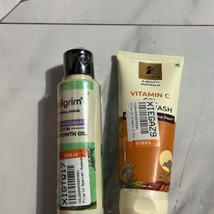 Pilgrim Facewash Hair Oil