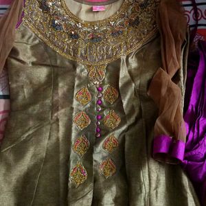 Anarkali Kurti Set