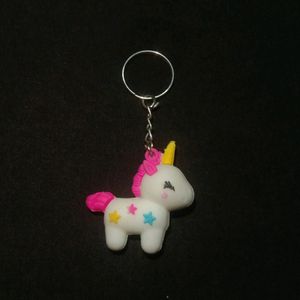 Cute Unicorn Keychain