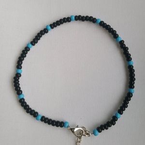 3 Pcs Anklet Combo Made With CZ Beads