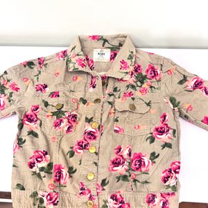 USA Bought Corduroy Floral Jacket