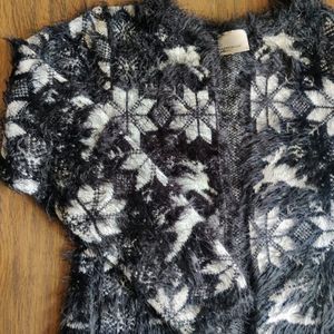 Black Woollen Cardigan