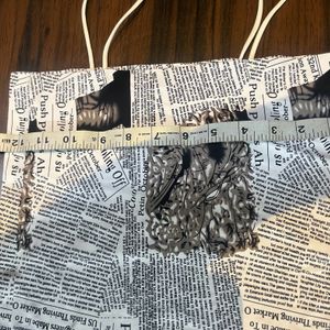 Bralette Newspaper Print