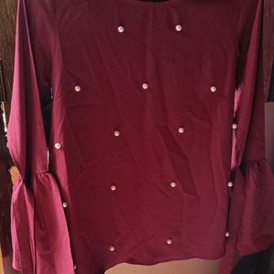 Maroon Top