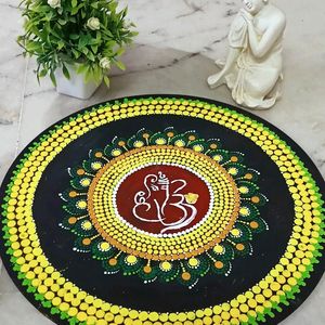 OFFER ENDS TODAY...Ganesh Dot Mandala Painting