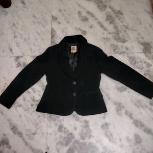 Black Silky Blazer