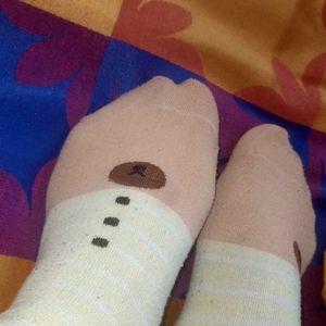 Pair Of Cute Ankle Length Socks