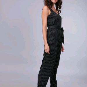 Tokyo Talkies Black/White Jumpsuit