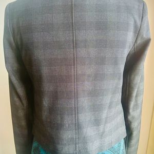 Brand New Checks Button Up Cropped Jacket