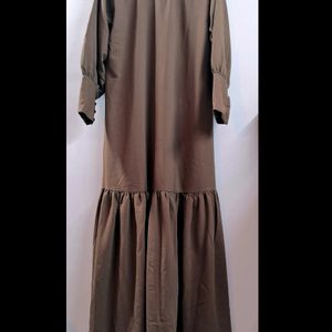 Brown Abaya Stylish Burkha With Hijab New