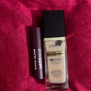 Foundation &lipstick Combo