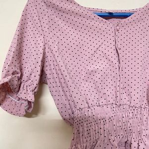 Polka Dot Pink Top